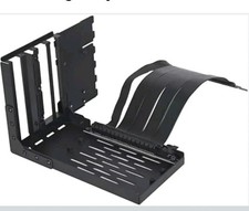 Lian Li VG4-4-V2X UNIVERSAL 4- SLOTS VERTICAL GPU KIT Mount Gen 4 Riser Black