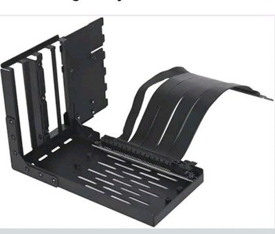 Lian Li VG4-4-V2X UNIVERSAL 4- SLOTS VERTICAL GPU KIT Mount (Gen 4 Riser) Black