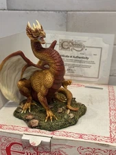 Andrew Bill Enchantica ARANGAST SUMMER Dragon Statue Holland Studio w/ COA #1000