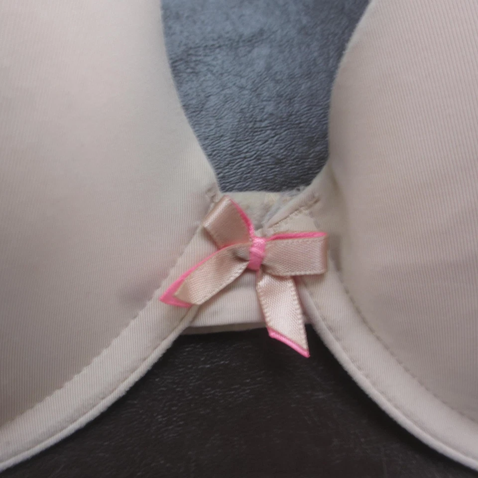 Xhilaration Sujetador Mujer 36B Beige Camiseta Acolchada Correas Ajustables Forro Rosa Foto 3 de 4
