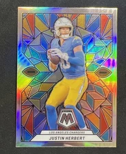 Justin Herbert #SG-3 - Stained Glass - 2024 Mosaic - SSP - LA Chargers