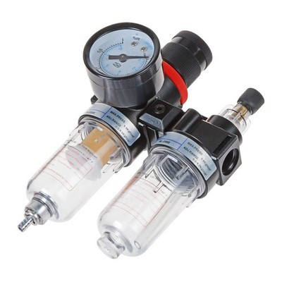 YXQ AFR2000 AL2000 Pneumatic Twin Air Filter Air Compressor Source Treatment ...