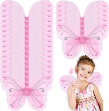 Chivao 20 Pieces Fairy Wings Butterfly Wings Dress up Birthday Wedding Decoratio