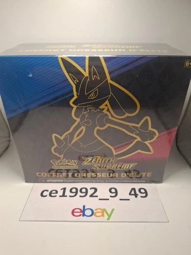 🇫🇷 💎Coffret Dresseur d'Elite Pokémon (ETB) Zénith Suprême (EB12.5)