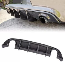 Carbon Fibre Rear Bumper Lip Diffuser Fit For 2015-2023 Dodge Charger SRT