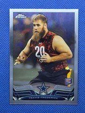 2013 Topps Chrome TRAVIS FREDERICK Rookie card #157 DALLAS COWBOYS Wisconsin. rookie card picture