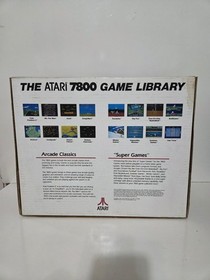 Vintage Atari 7800 ProSystem Console COMPLETE IN BOX MINT TESTED WORKING 