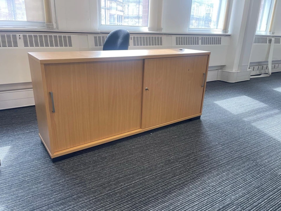 1.6m Wide Sliding Door Shelf Cupboards/ Storage Units - Can Deliver - Image 2 of 4