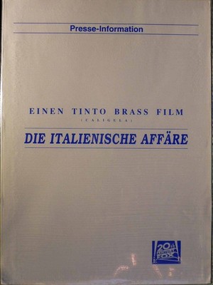 Die italienische Affäre - Francesca Dellera - Tinto Brass - Presseheft