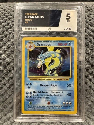Gyarados Base Set 6/102 Holo Rare 1999 English Ace 5