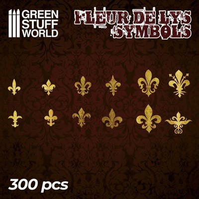 Green Stuff World Fleur de Lys Runen und Symbole Symbols