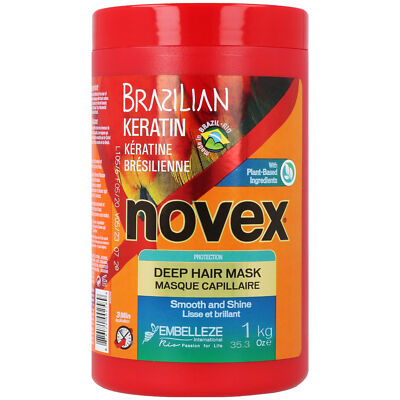 Novex Brazilian Keratin Mask 1000g Conditioner mit Keratin für alle Haartypen