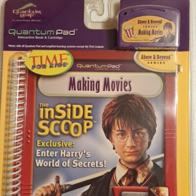 Harry Potter Interactive Book Cartridge Frog Quantum Leap Pad Making Movies NEW