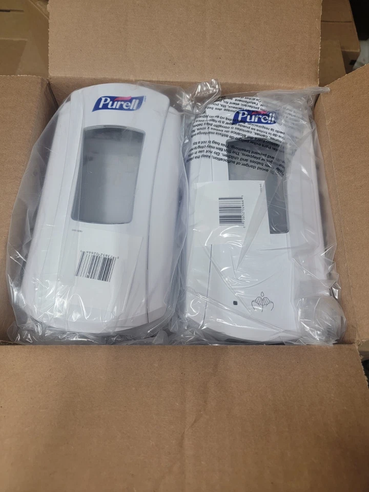 Paquete de 4 dispensadores desinfectantes de manos Purell, LTX-12, 1200 ml, blanco, sin contacto, paquete de 4 Foto 2 de 4