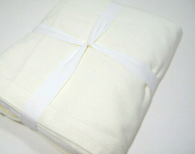 Pottery Barn Essential Ivory Cream Cotton Linen Twin Bed Skirt 14