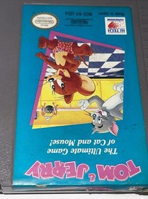 Tom & Jerry Nintendo NES Original Authentic Genuine Game! Tested And Works