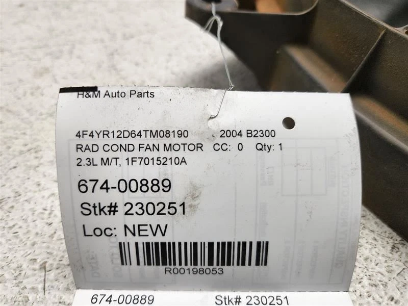 Conjunto de ventilador de radiador Ranger 2001-2011 OEM 1F7015210A Foto 4 de 4