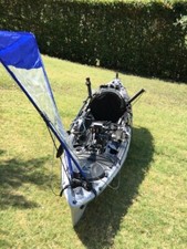 Kayak da pesca, Ocean Kayaks Trident 15" Urban Camo Accessoriatissimo e nuovo