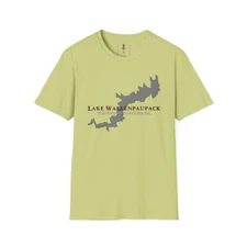 Lake Wallenpaupack Pocono Mountains PA Pennsylvania Grey Red Print Unisex