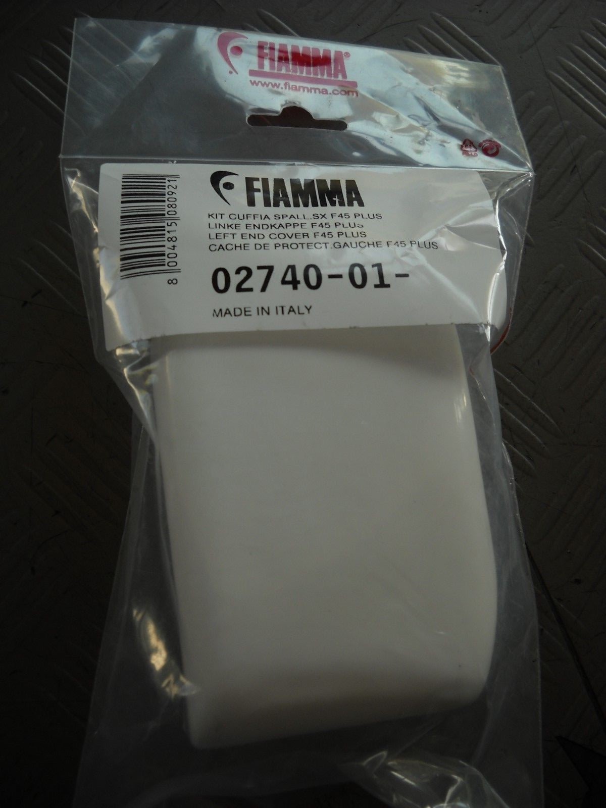 02740-01 CUFFIA SX PER TENDALINO FIAMMA F45 PLUS CARAVAN E CAMPER