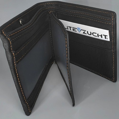 Herren Geldbörse Mustang PFERD Design Echtes Rindsleder I mit ZIP Geheim Fach - Bild 3 von 7