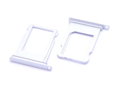 für iPhone 7 7G 7 Plus Nano Sim Karte Halter Simkarten Tray Schlitten Silver