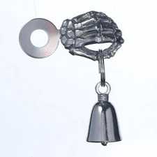 Guardian® Bell SKELELTON HAND HANGER fits all Harley Motorcycles biker gremlin