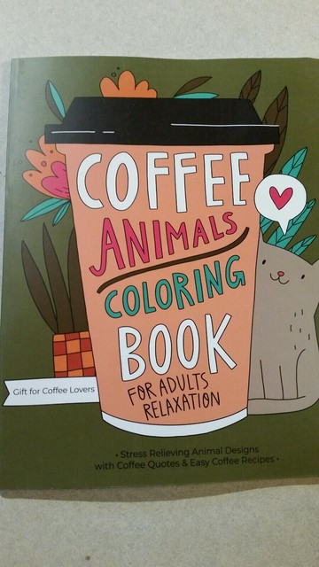 Download Adult Coloring book Coffee Animals Coloring Book | eBay