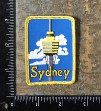 Vintage SYDNEY TOWER New South Wales Australia Travel Souvenir Patch