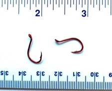 100 Matzuo 113060 Red Chrome Octopus Fish Fishing Hooks size 6 - 100 hooks