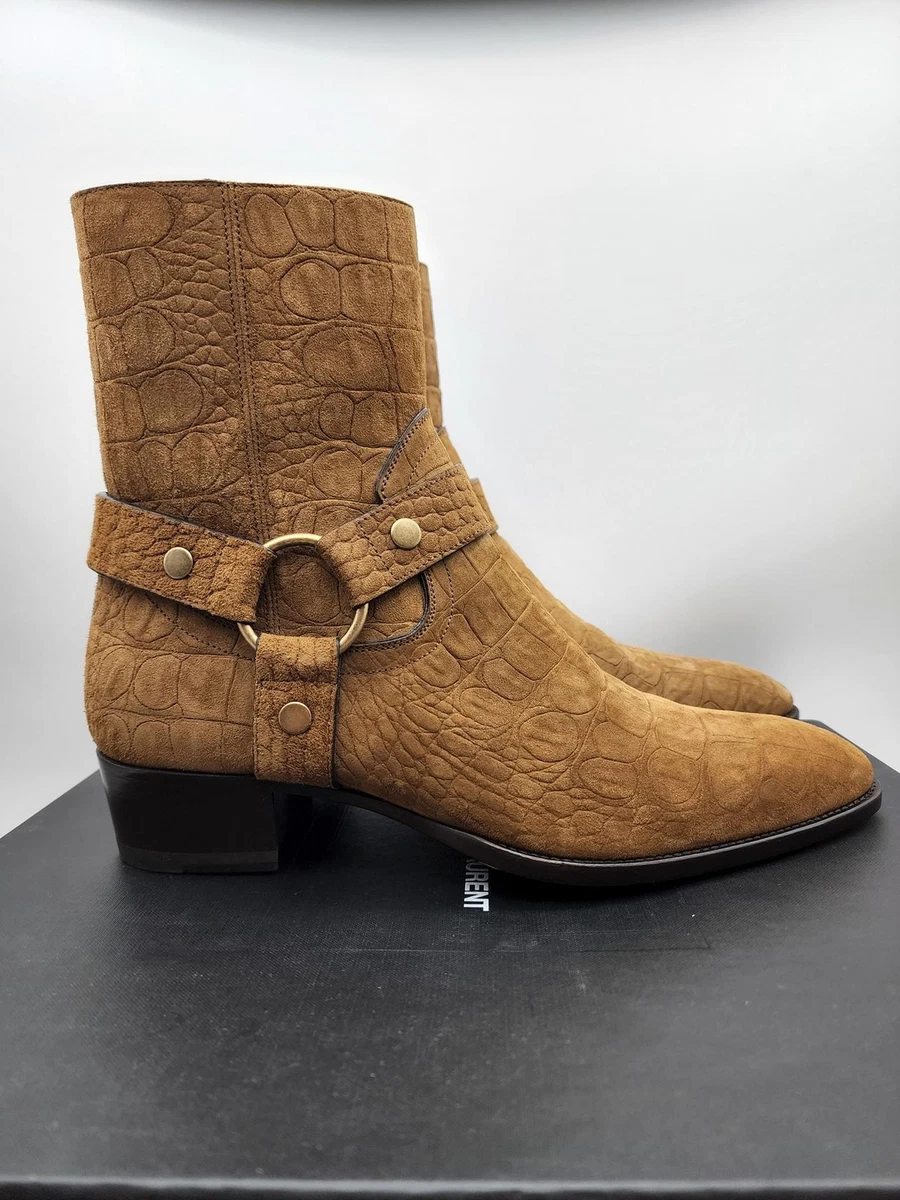 Saint laurent hotsell boot sale