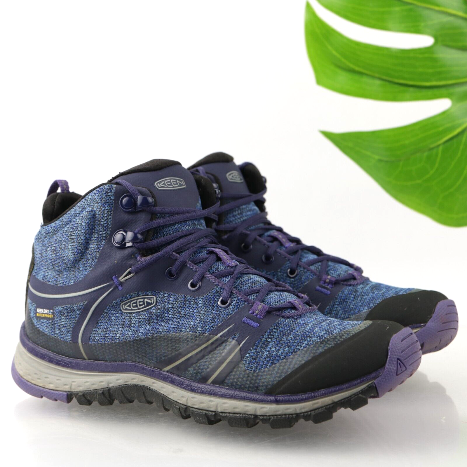 Scarpa da trekking Terradora da donna Keen taglia 7 impermeabile viola blu nero