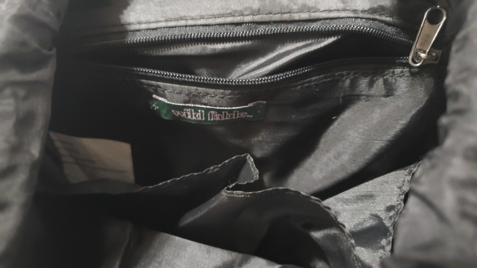 Wild Fable Mini Drawstring Backpack Handbag Black… - image 15