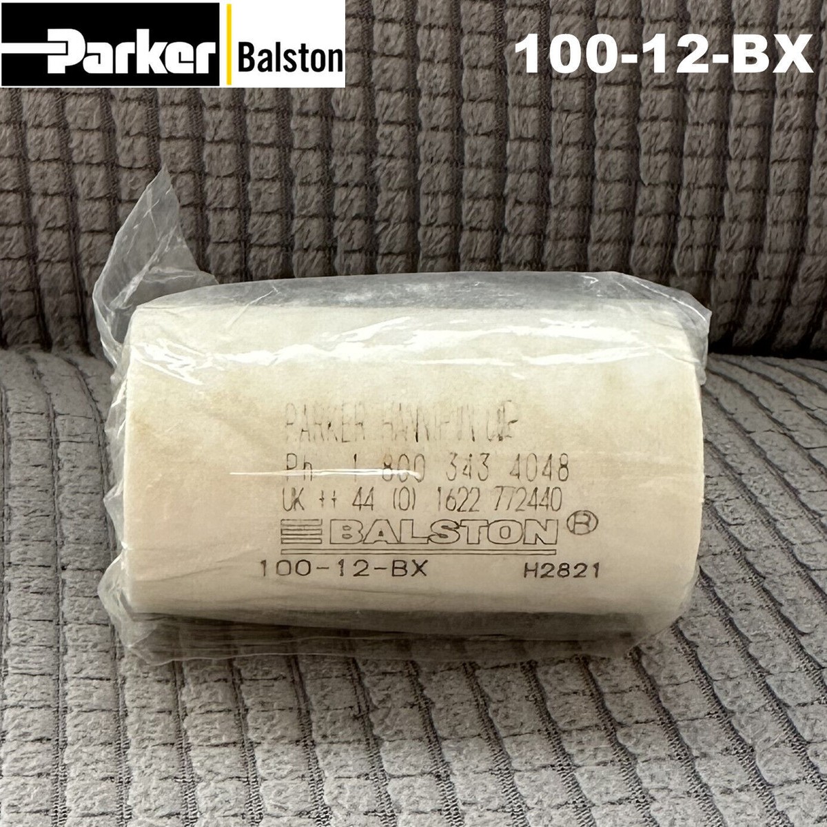 Éléments Filtrants De Remplacement Parker Balston 100-12-BQ - Neuf - Fabriqué En Chine