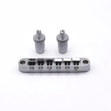 KD by AxLabs Tune-O-Matic Bridge & Stop Tailpiece - Satin Chrome