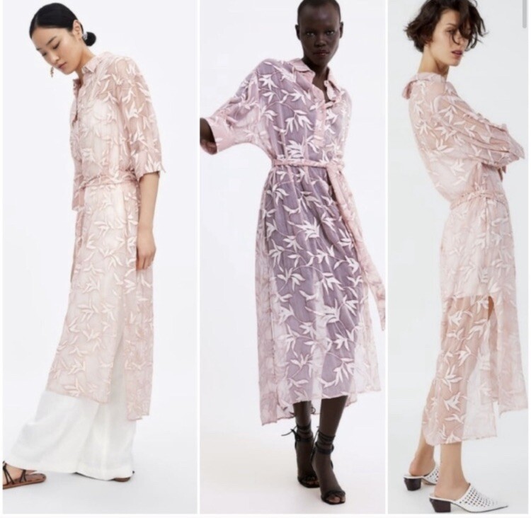 self portrait floral sequin embroidered dress Pink Flower Sequin Embellished Midi Dress – self-portrait-US main image 0