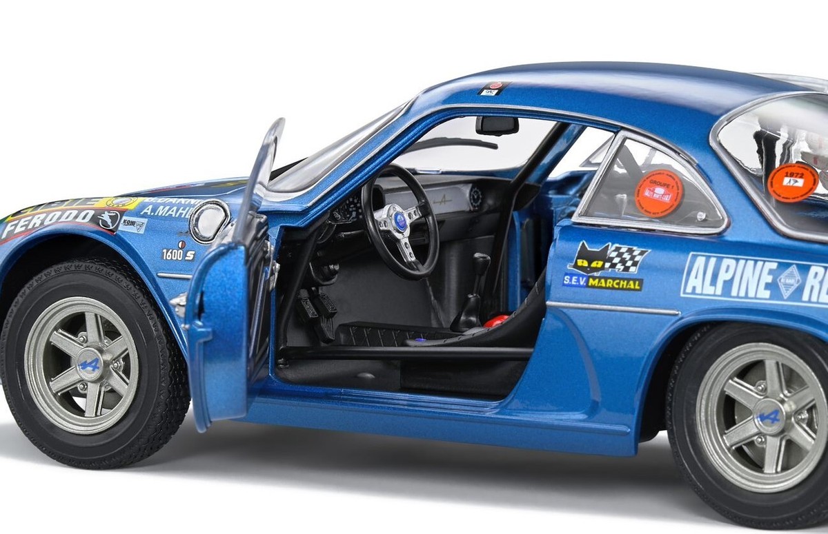 Alpine A110 1600S Blue Rallye Monte-Carlo 1972 1/18 SOLIDO