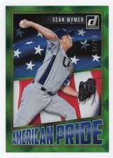 Sean Wymer 2018 Panini Donruss Baseball American Pride Green Parallel #06/25