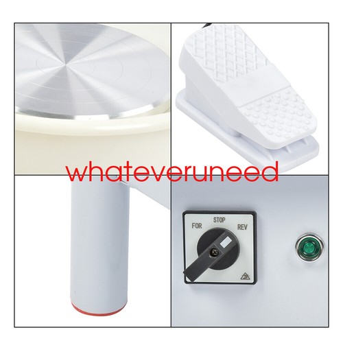 9.8 Inch Electric Ceramic Pottery Wheel Forming Machine With Foot Pedal 350w - 第 14/14 張圖片