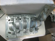 6 EVERBILT WOOD FENCE TO ROUND STEEL POST ADAPTER BRACKET 1-7/8" Adjustable GALV