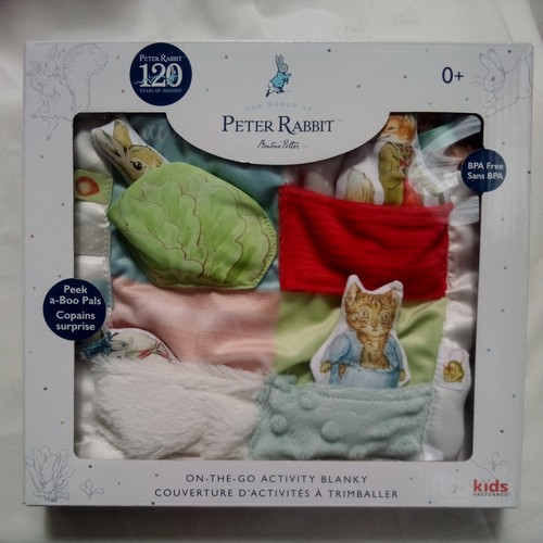 KIDS PREFERRED Beatrix Potter Peter Rabbit On The Go Activity Blanky Toy Easter - Picture 12 of 12
