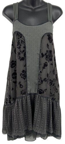 Free People size X-Small Women's Emma Pink Gray Floral Embroidered Dress | eBay Free People size X-Small Women's Emma Pink Gray Floral Embroidered Dress | eBay