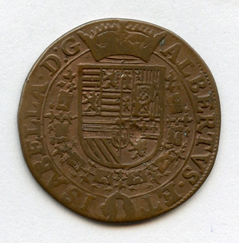 spanish netherlands 1617 issue jeton rare.