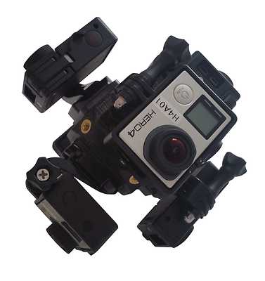 SimplifyVR 360 Rig Panorama Camera Omni Mount GoPro Xiaomi Yi 2 4K Waterproof