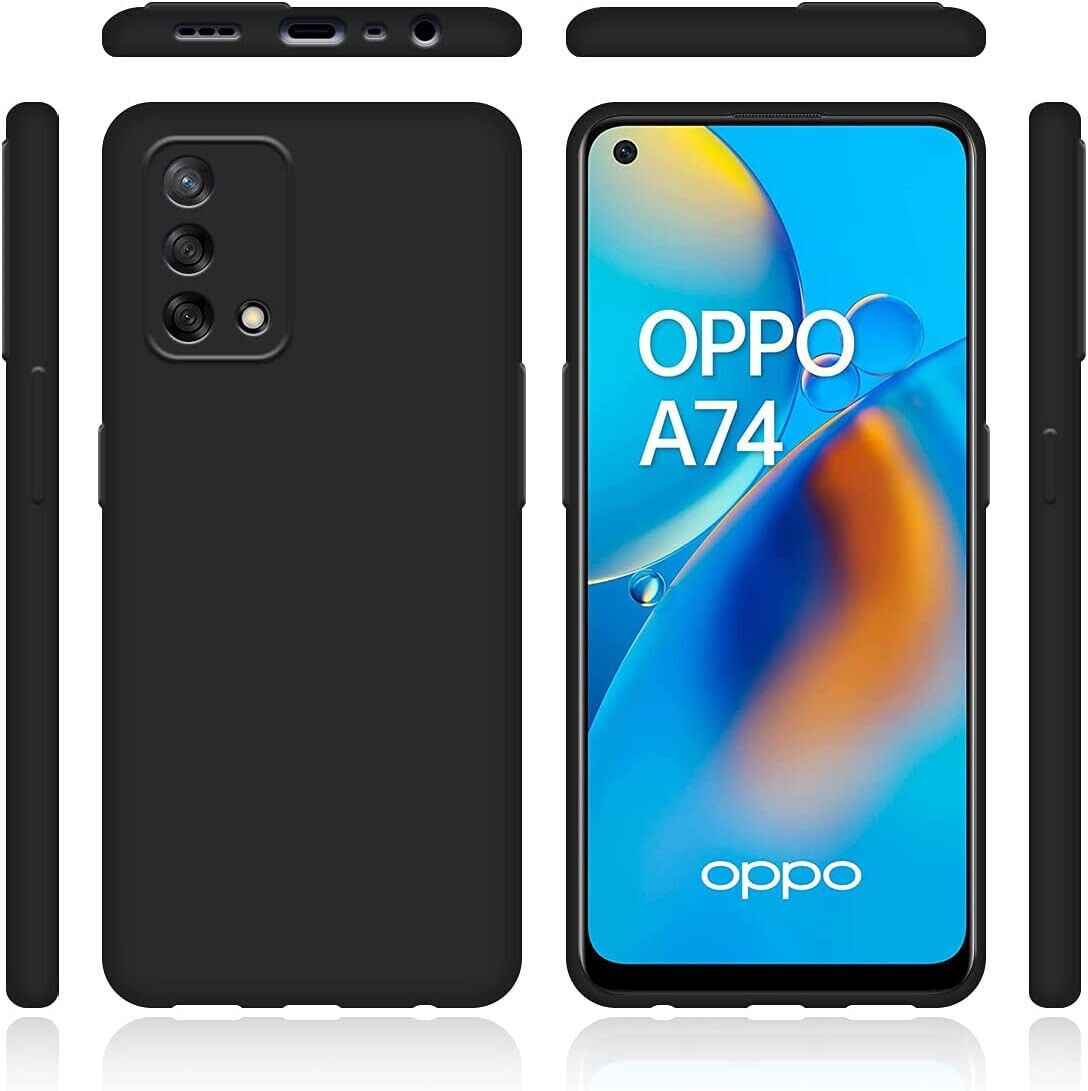 WEIOU Cover per Oppo A74 4G Slim Laureato Custodia Posteriore in Vetro