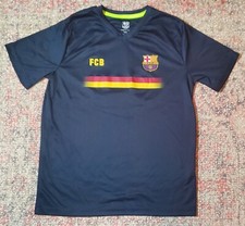 FC Barcelona Barca #10 Messi Youth XL Blue Short Sleeve T Shirt-Team Merch-GUC