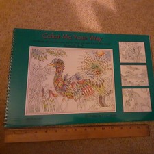 Color Me Your Way Animals A-Z Spiral-Bound Coloring Book NEW In Shrinkwrap