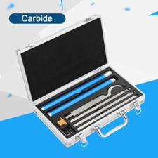 Drechseleisen Set Drehmaschine Drehen Tool Drehmeißel Werkzeug mit Schutzkoffer 