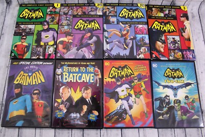 Batman: The Complete TV Series Seasons 1-3 (18-DVD Disc Set, 2014) + Movies
