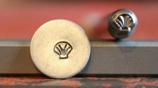 SUPPLY GUY 5mm Sea Shell Metal Design Stamp SGM-40, Made in the USA
